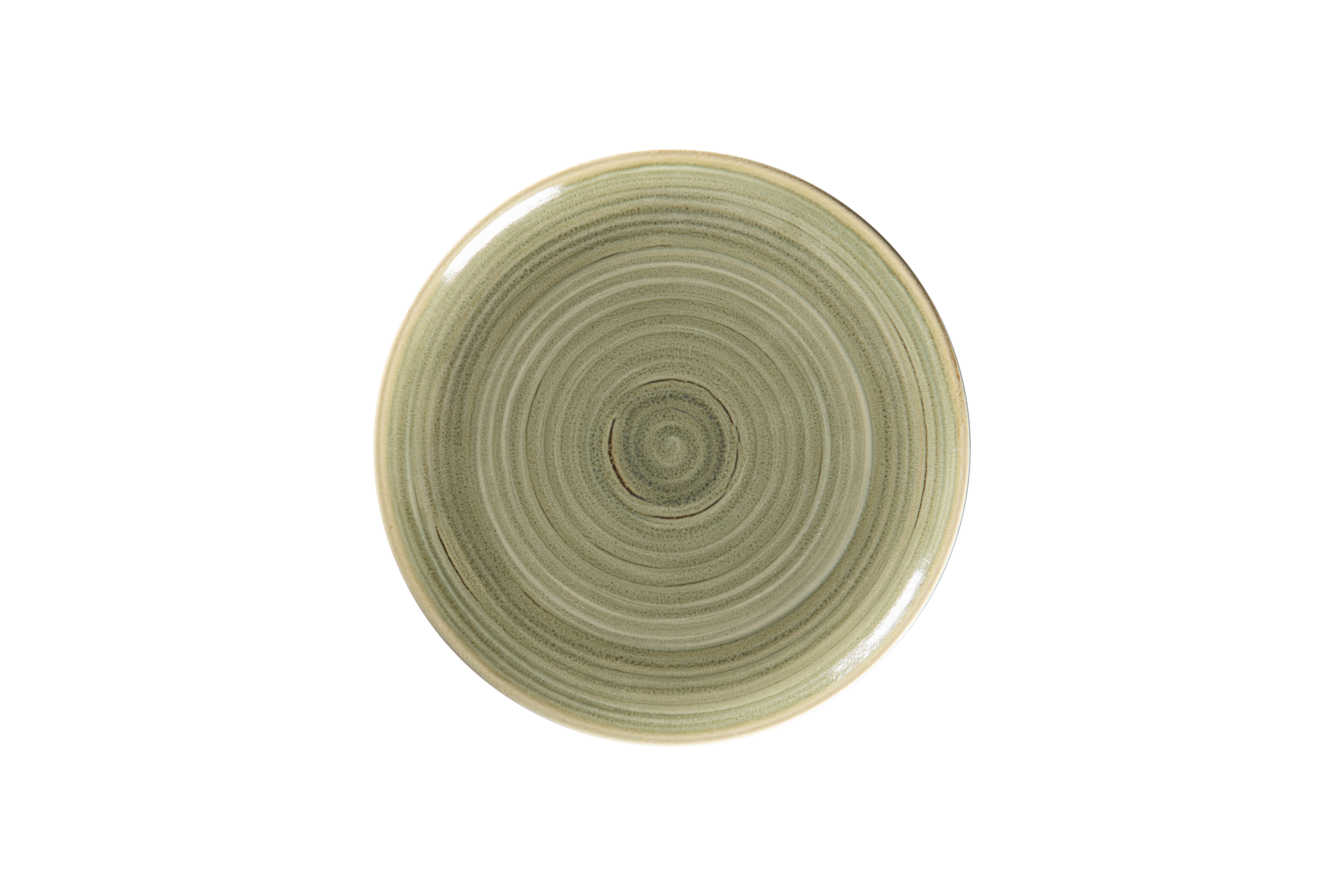 159419 Teller coup 24cm RAKSTONE SPOT emerald green