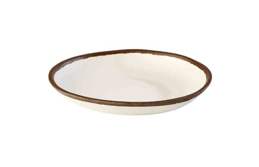 123684 Schale CROCKER D:20,5cm H:3cm 0,5l mit Rand