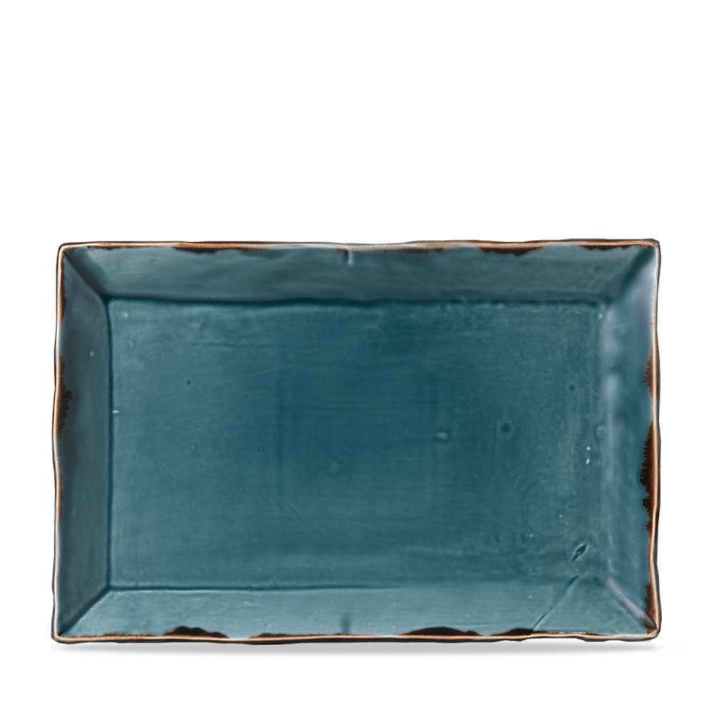 Platte 28,5x18,7cm HARVEST blue