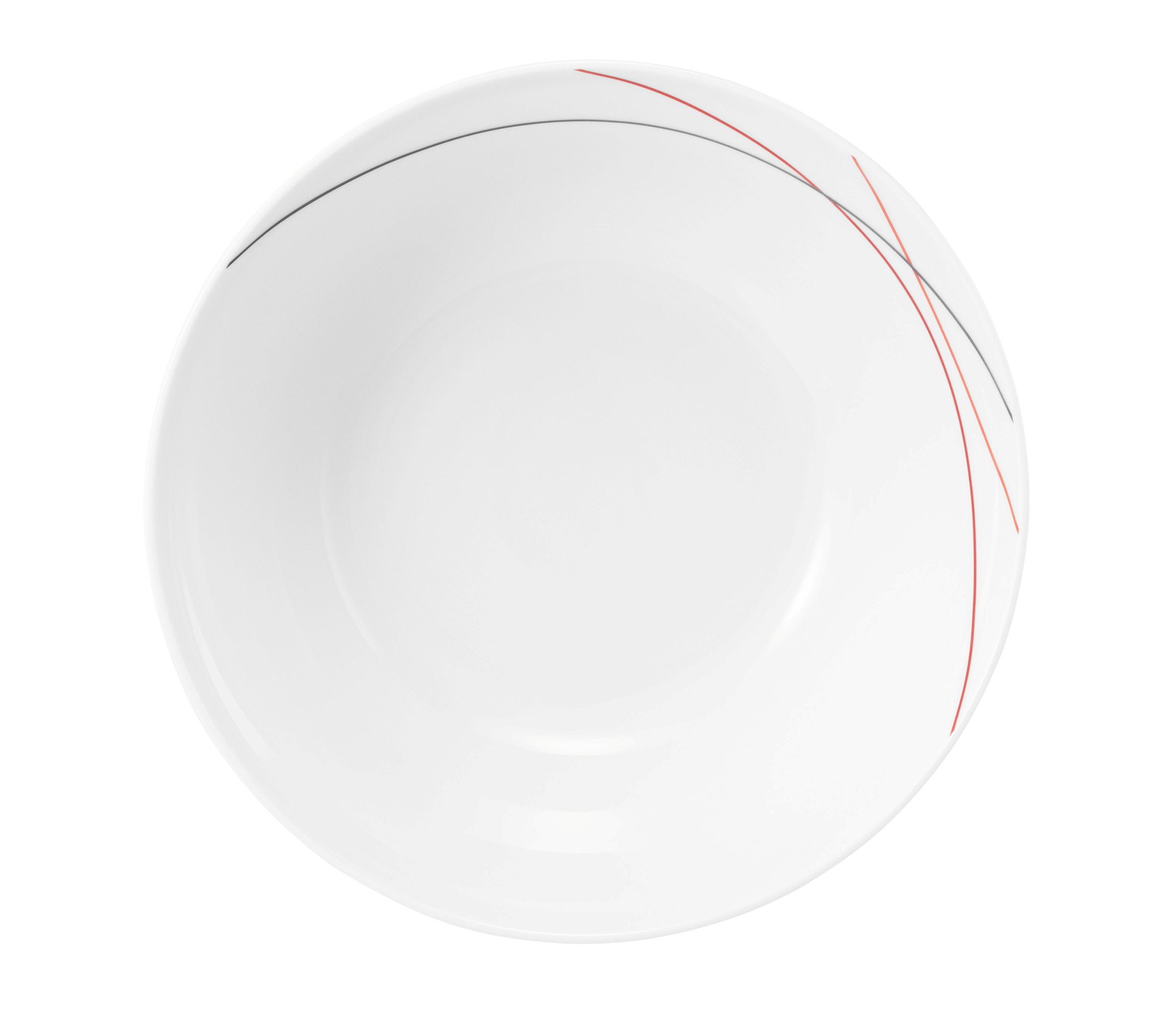 Schale rund rund 21cm COMMUNITY red line