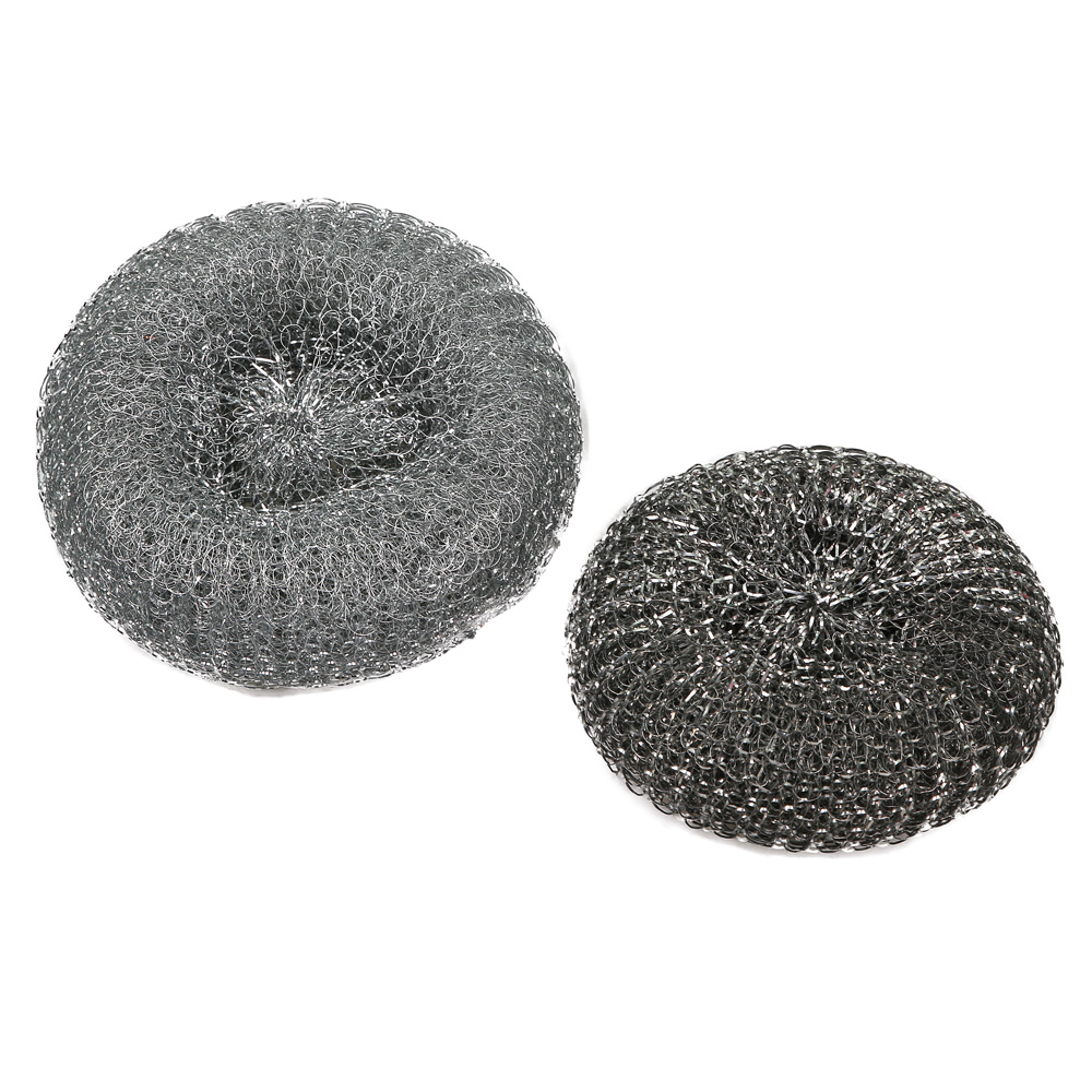 153830 10 Stück Topfreiniger 40g Ø 10,5cm Edelstahl
