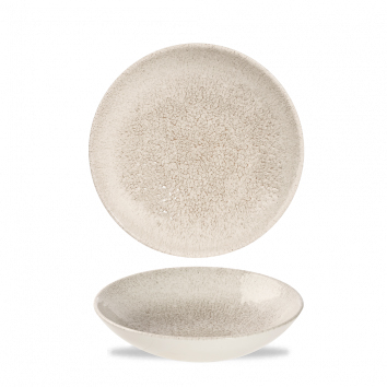 130990 Teller tief coup 18,2cm RAKU agate grey