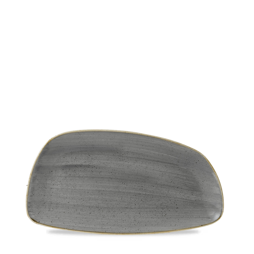 Platte oval 30x15,5cm STONECAST peppercorn grey