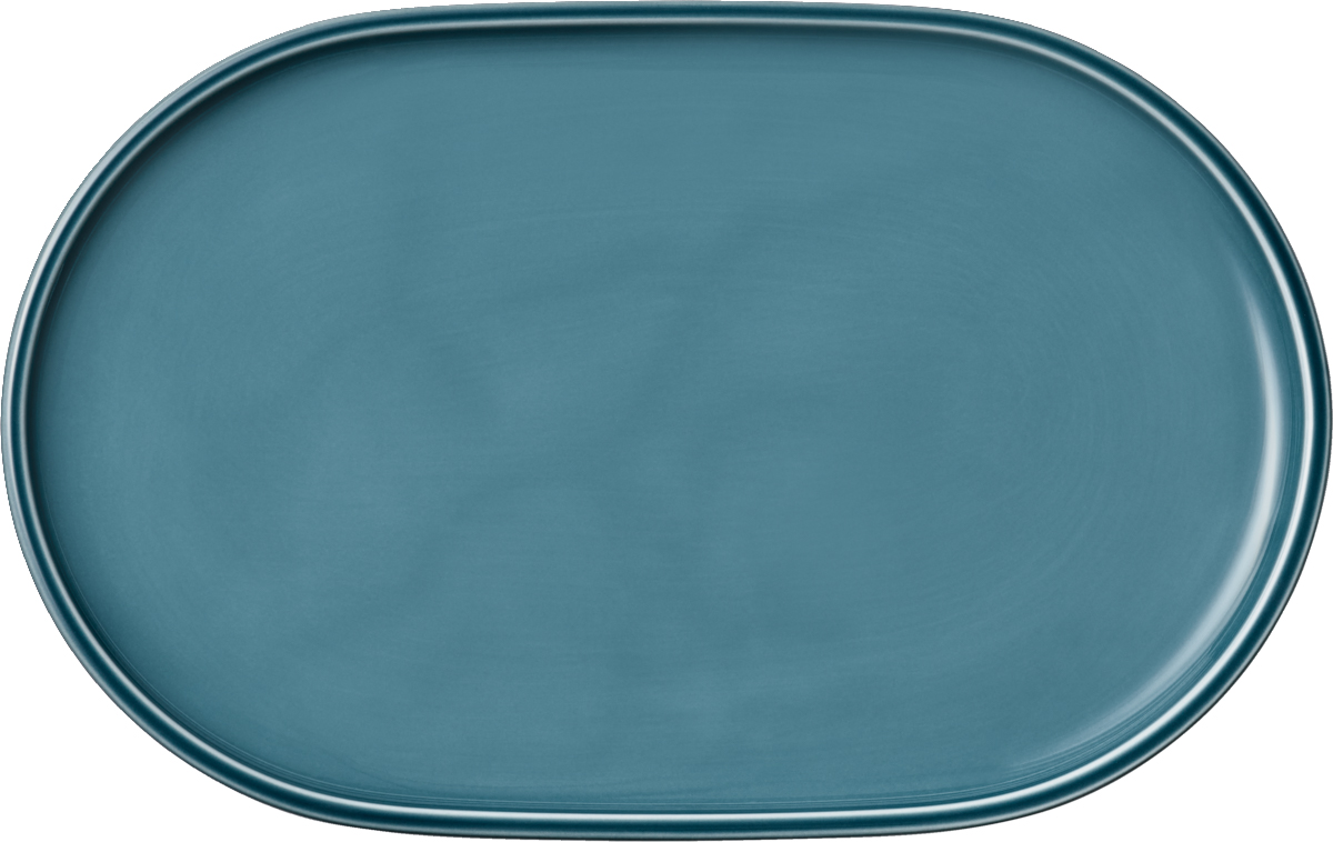 Platte oval coup 30x19cm COMPANION PETROL Platte oval coup 30x19cm COMPANION PETROL