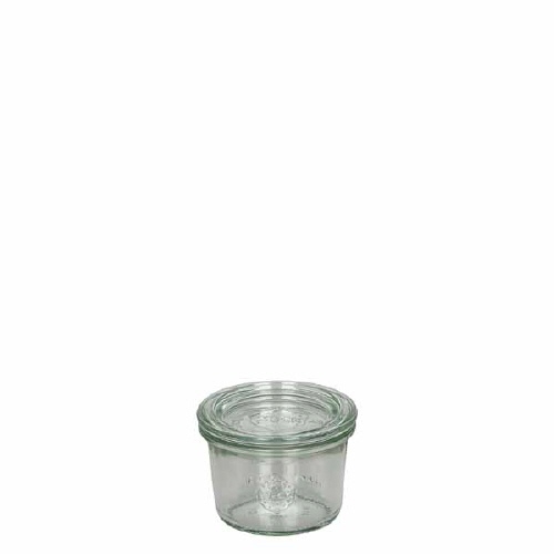 40606 Einweckglas 80ml mit Deckel Mini-Sturz