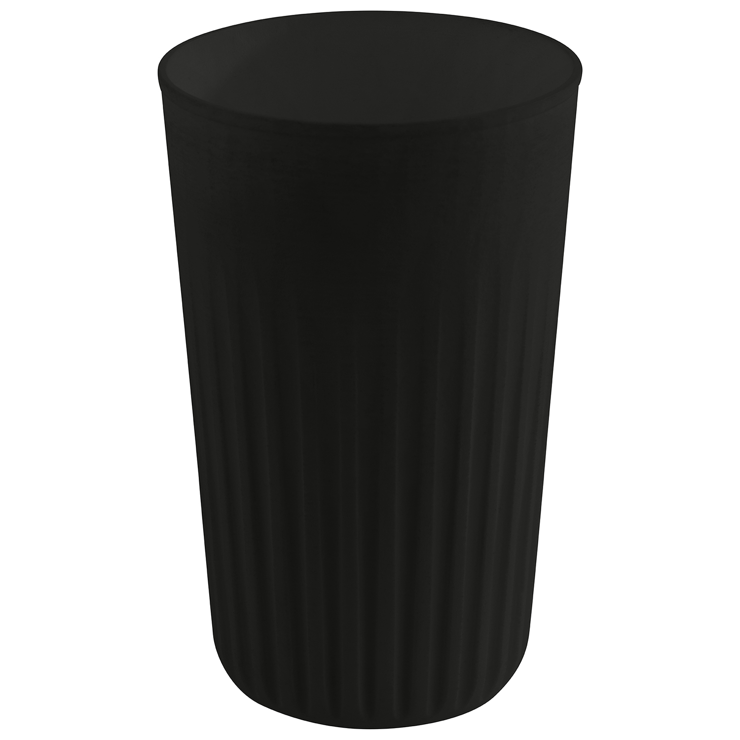 Mehrwegbecher -TO GO- Ø8,5cm H13,5cm 400 ml schwarz