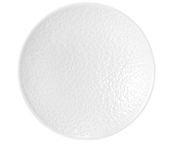 Coupschale rund 26 cm Vollrelief Nori weiss Coupschale rund 26 cm Vollrelief Nori weiss