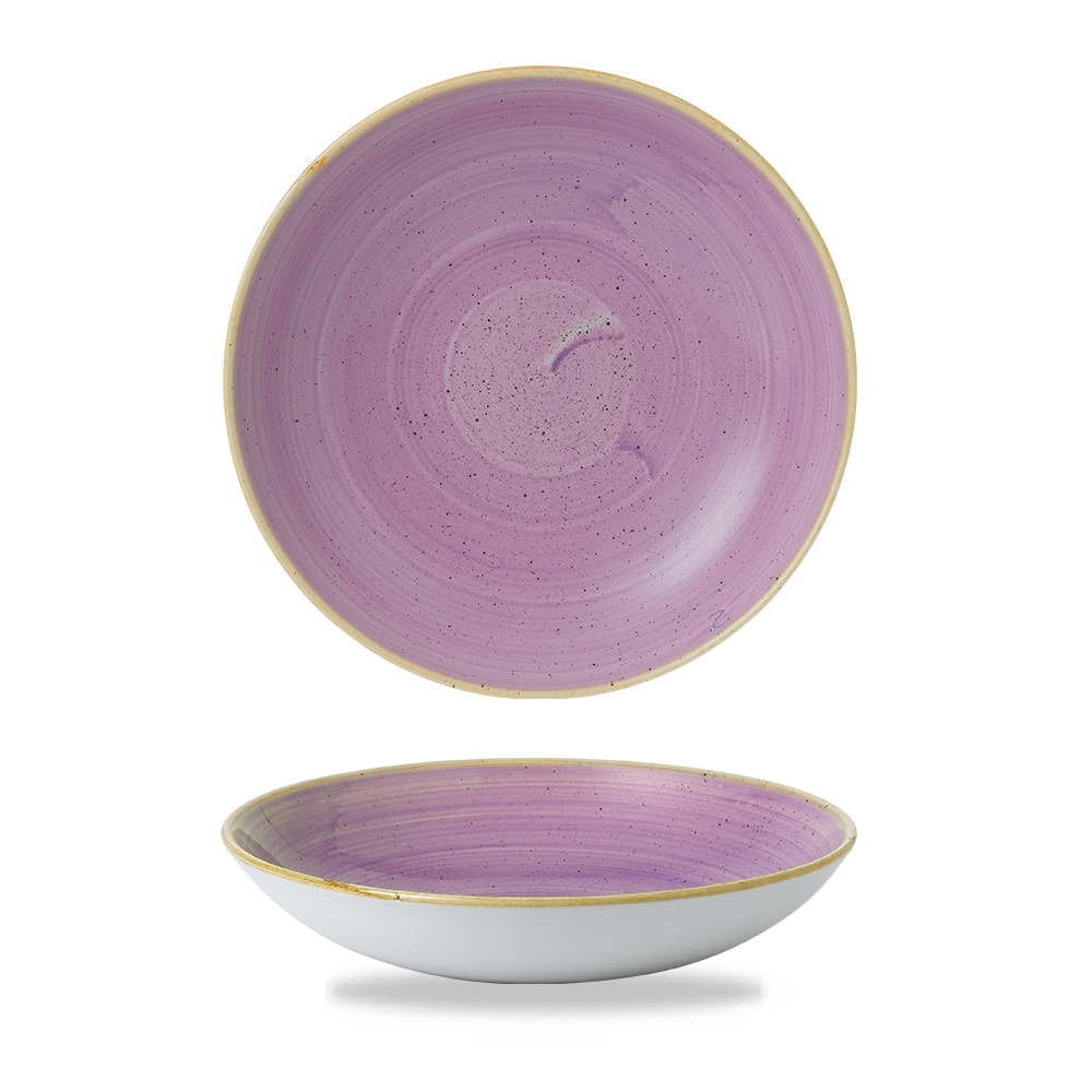 152855 Teller tief coup 24,8cm STONECAST lavender