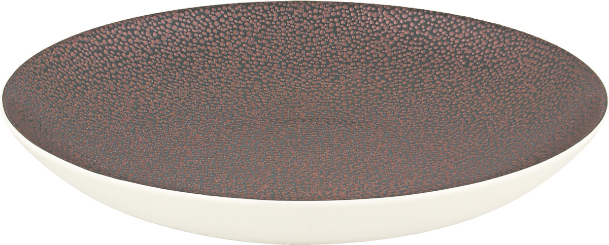 Teller tief rund coup 24cm PURITY PEARLS METALLIC copper Teller tief rund coup 24cm PURITY PEARLS METALLIC copper