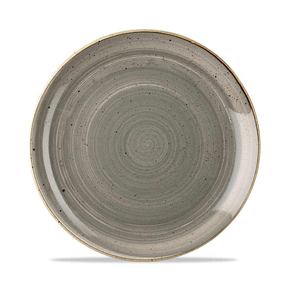 Teller flach coup 21,7cm STONECAST peppercorn grey