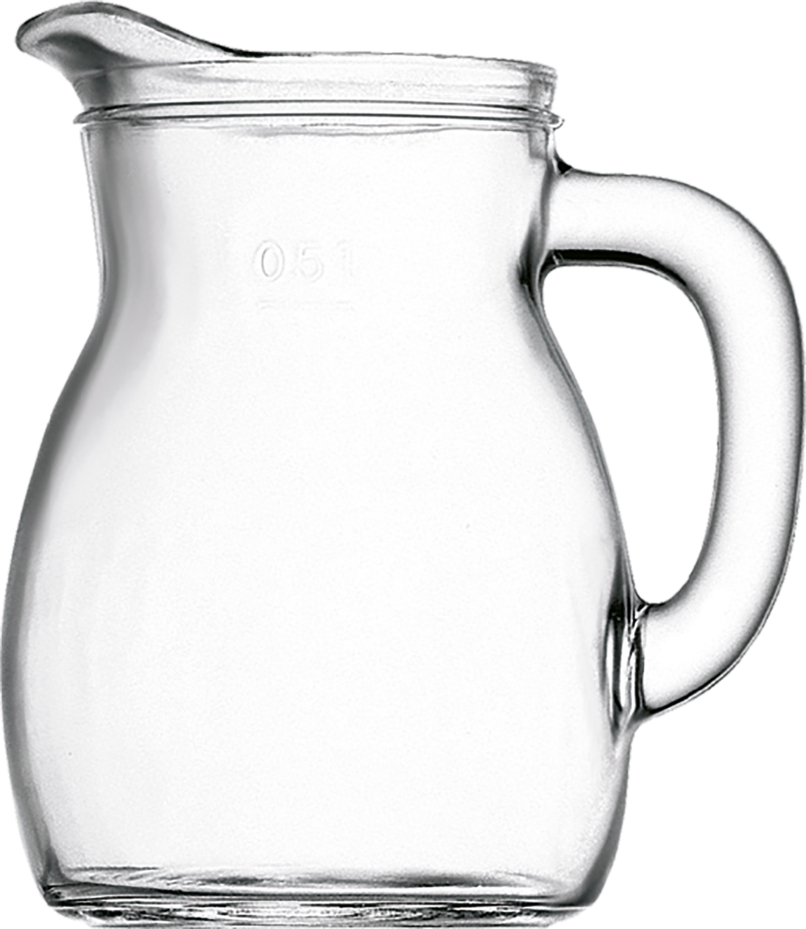 Glaskrug 0,5l /-/ PR BISTROT