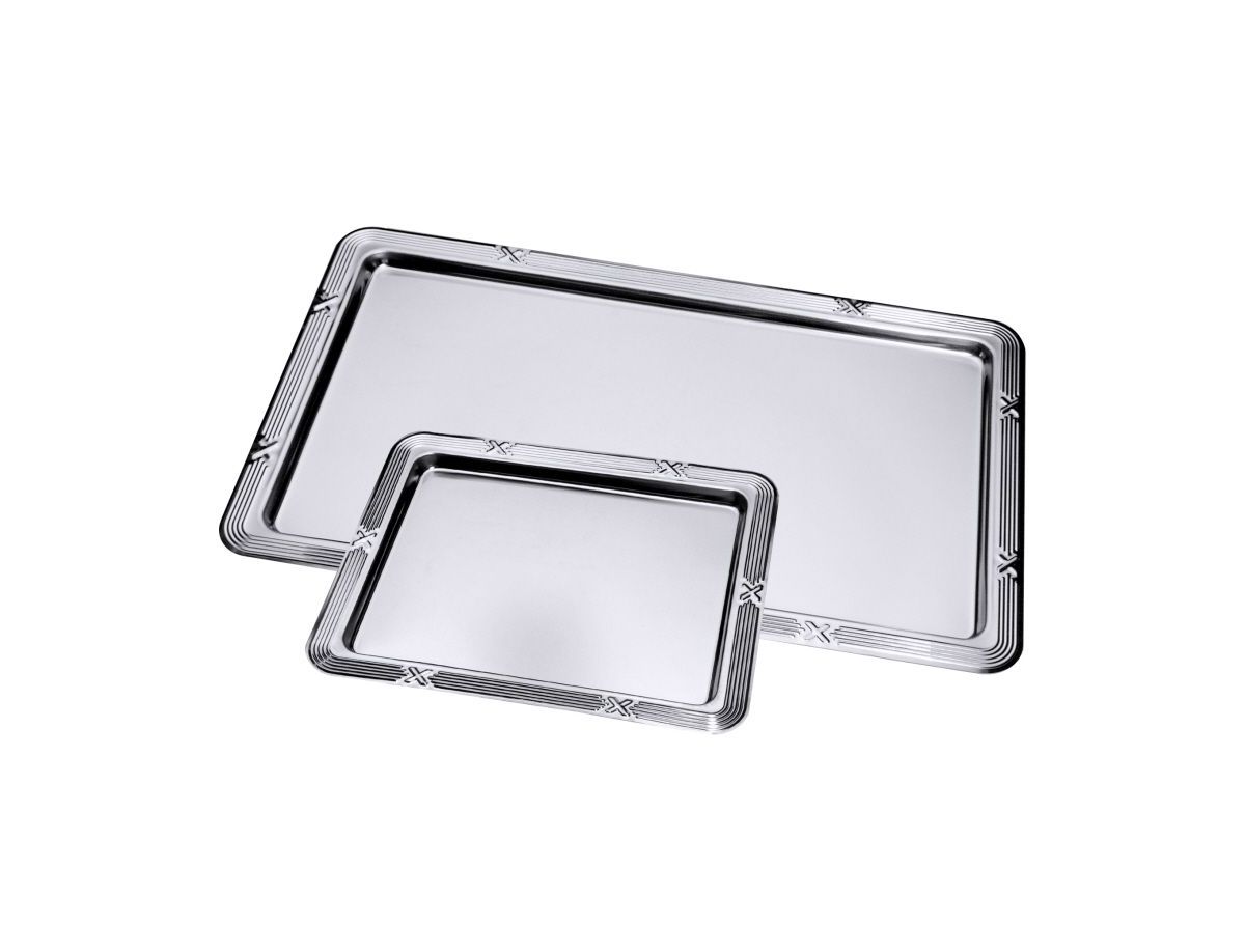 54746 Tablett GN 1/2 mit Dekorrand 32,5x26,5x1,5 cm CNS