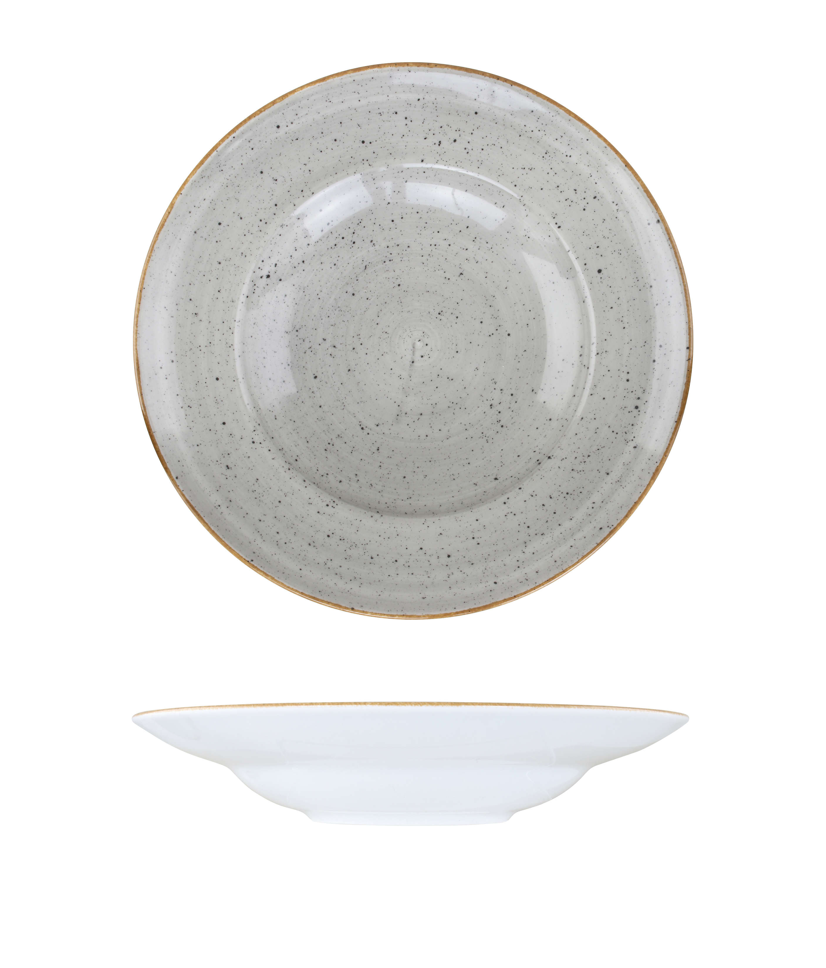 139722 Pastateller tief coup 27cm CLASSIC dusty grey