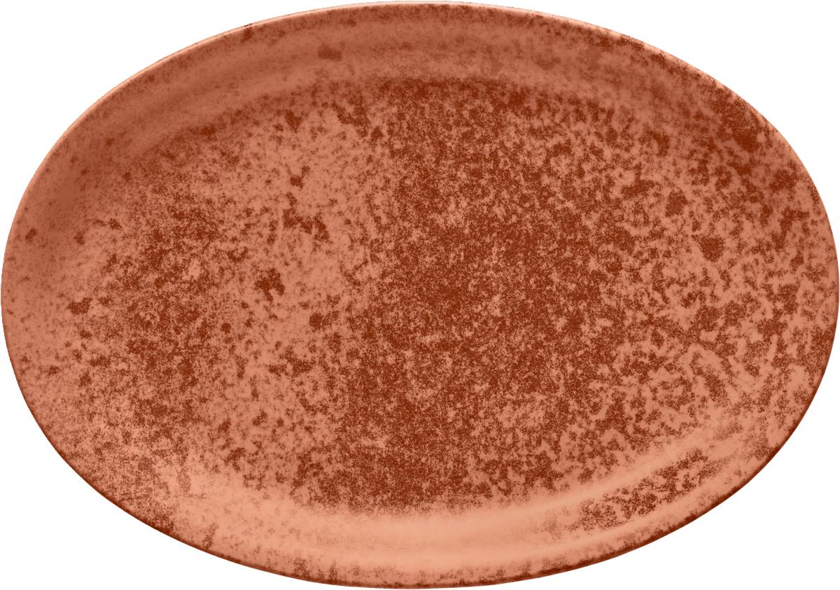 Platte oval 37x27cm SANDSTONE ORANGE