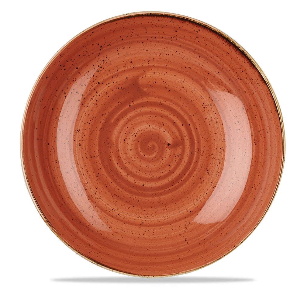 123012 Teller tief coup 31cm STONECAST spiced orange