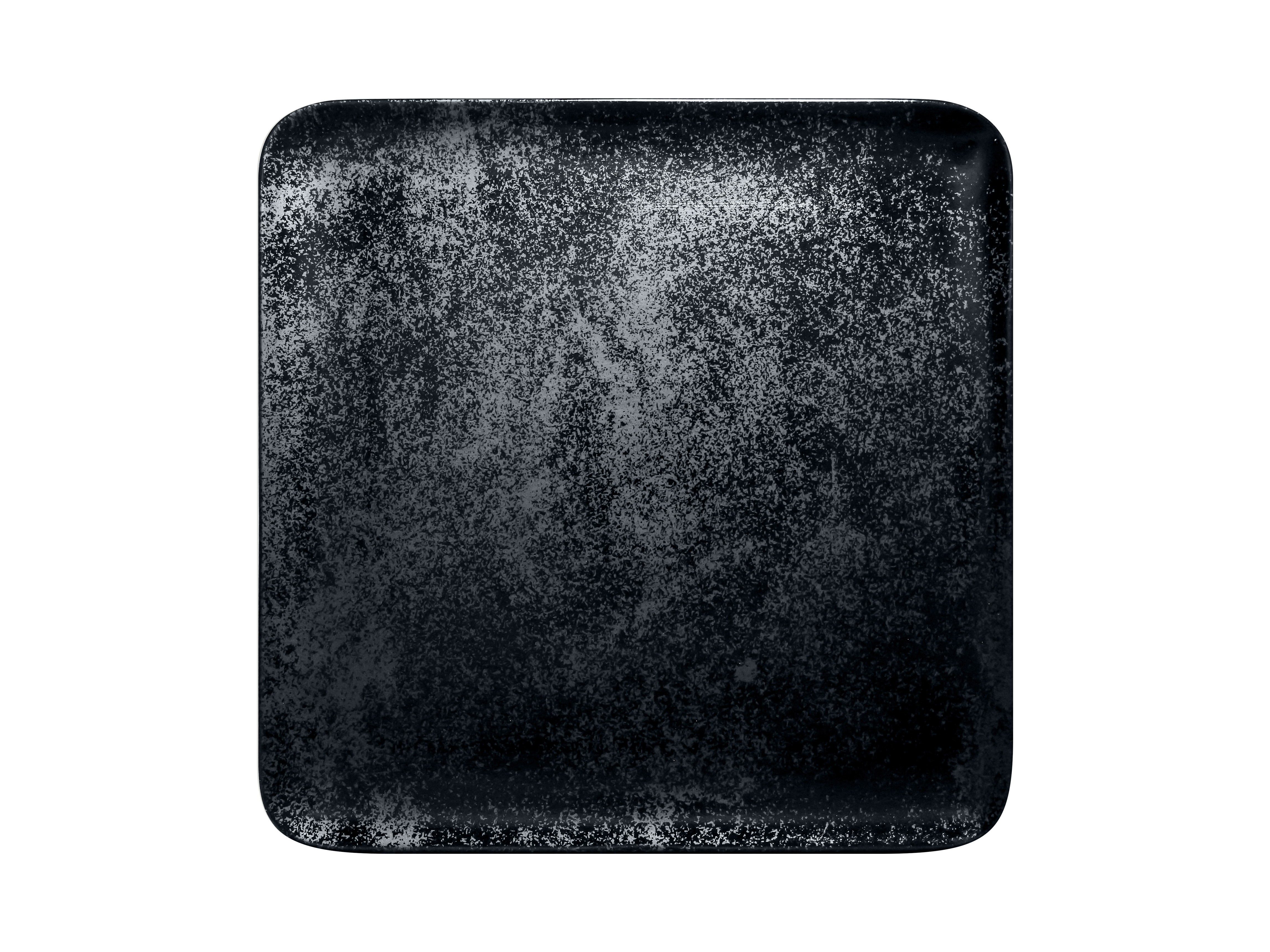 Teller quadratisch 30x30cm FUSION KARBON schwarz