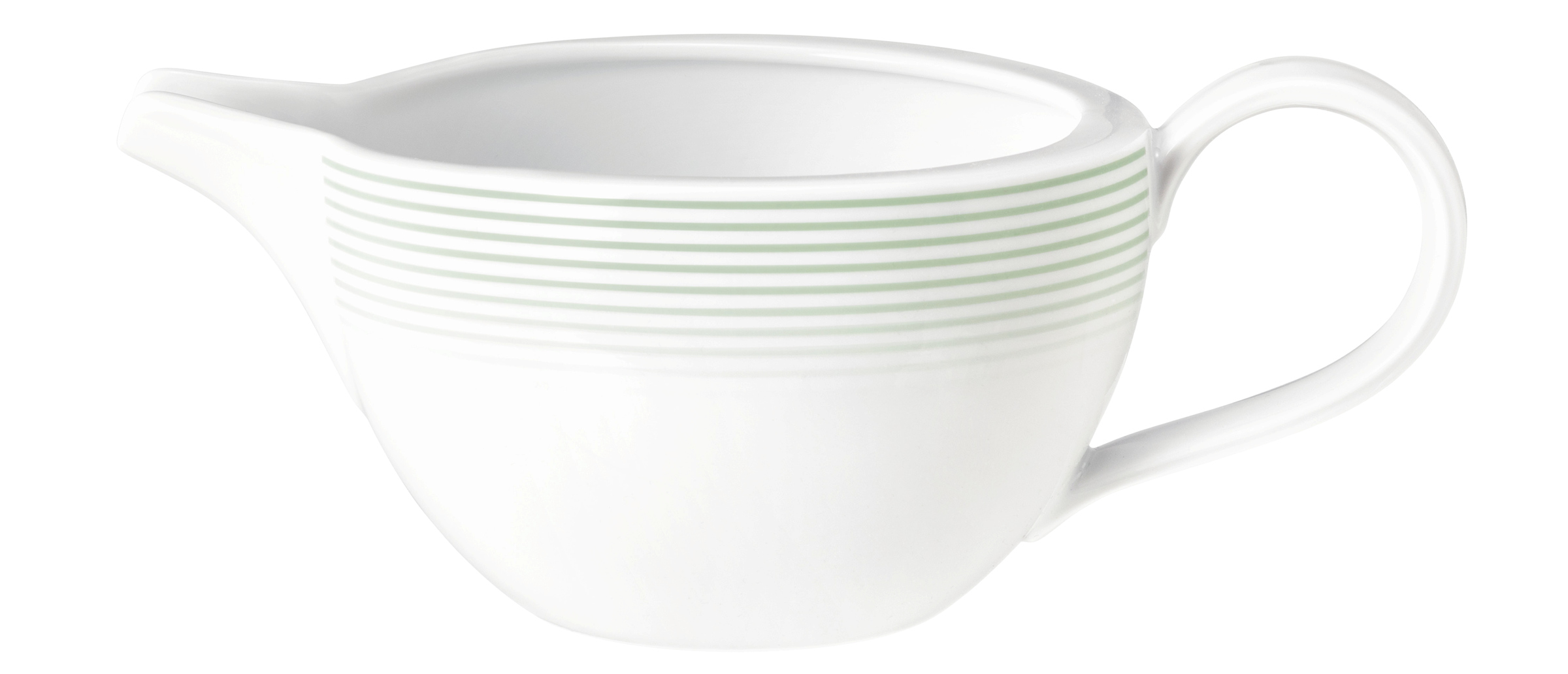 Sauciere rund mit Relief 0,55l BLUES salbeigrün