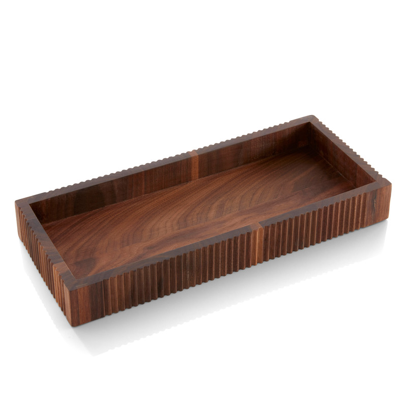 Tablett Holz 30x13x3,8cm STYLE LIGHTS walnuss Tablett Holz 30x13x3,8cm STYLE LIGHTS walnuss