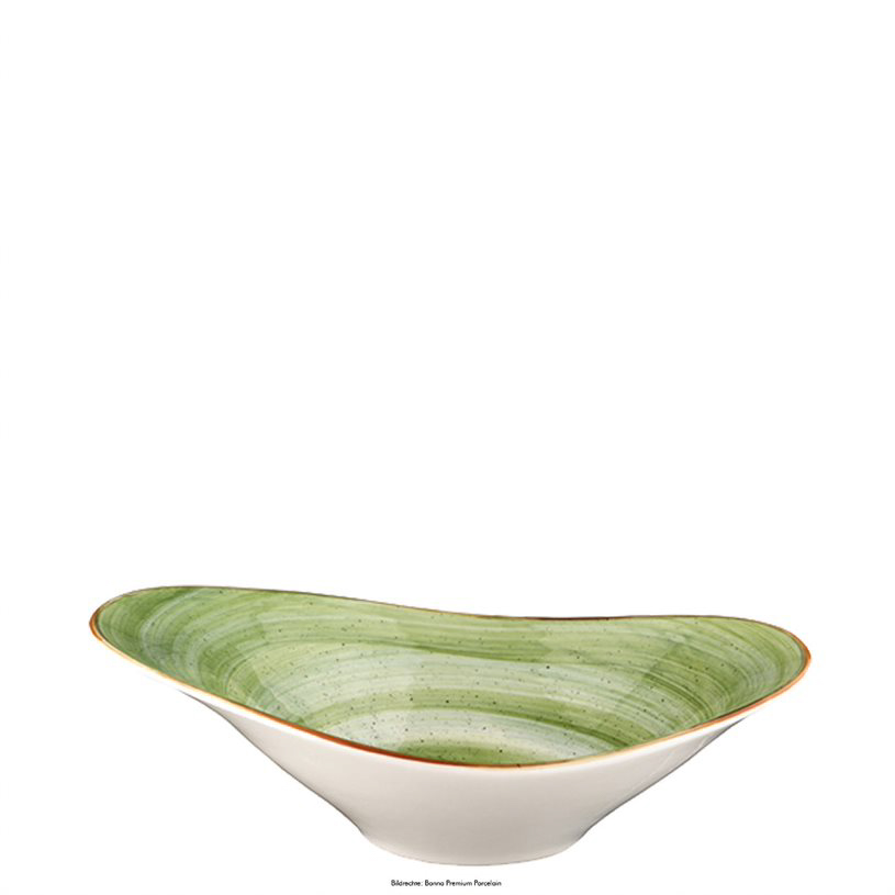 144356 Schale 27x19cm AURA THERAPY STREAM