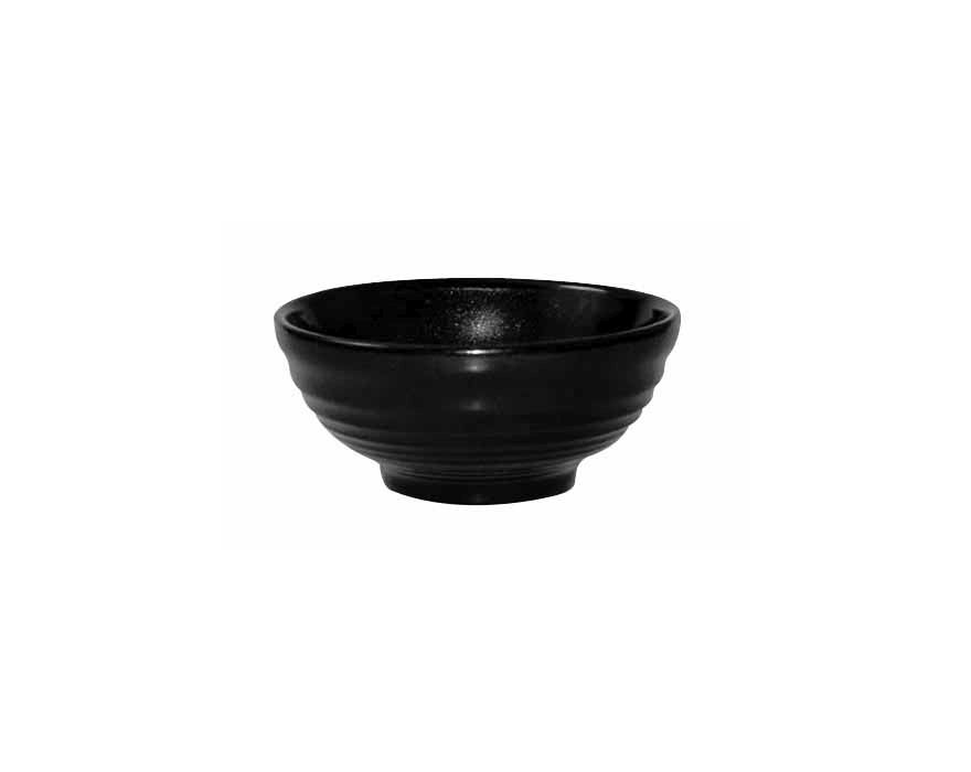 122756 Schale geriffelt 0,28l BOTS onyx