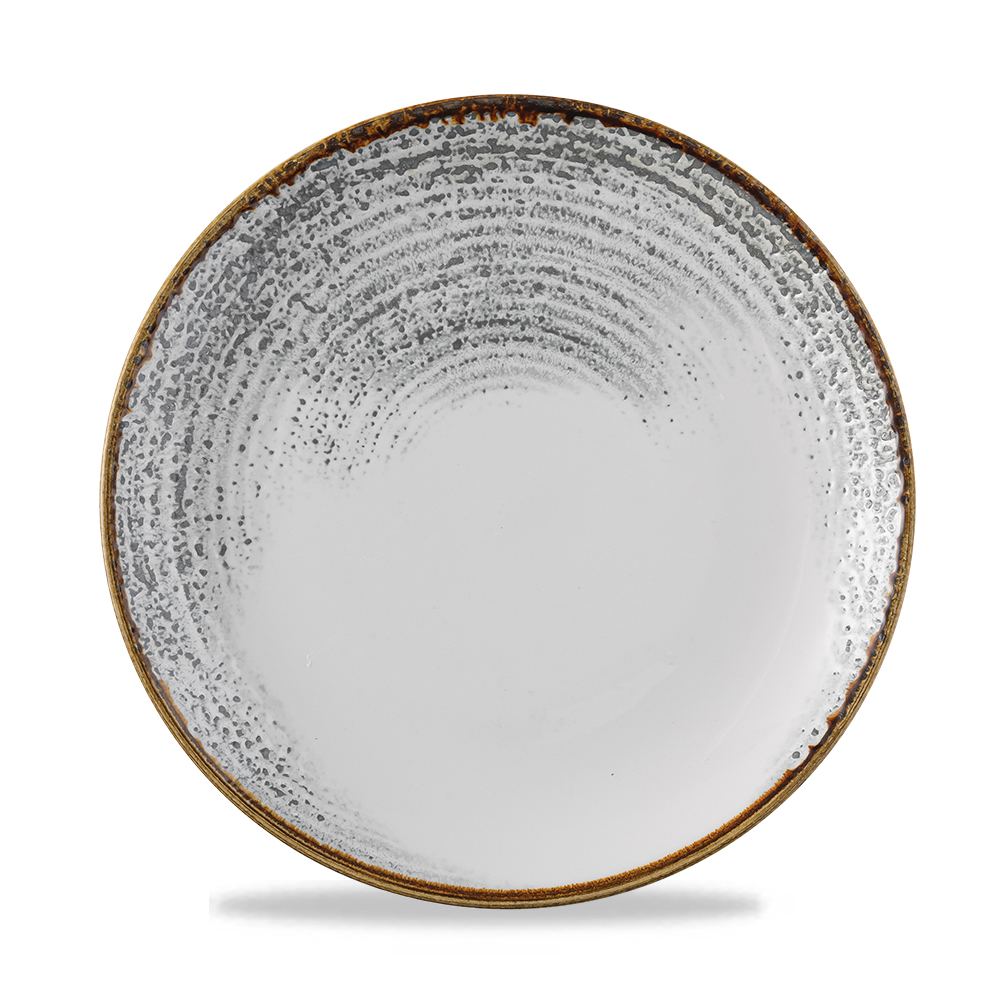 Teller rund 26cm STUDIO PRINTS HOMESPUN ACCENTS Jasper Grey