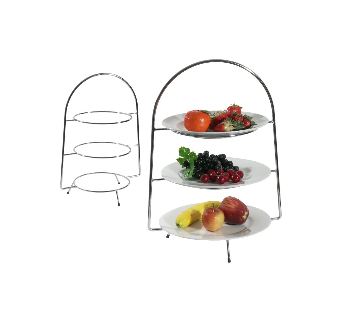 95361 Telleretagere H.30,5cm D.22,5cm, Teller D.17cm / 18cm / 20cm