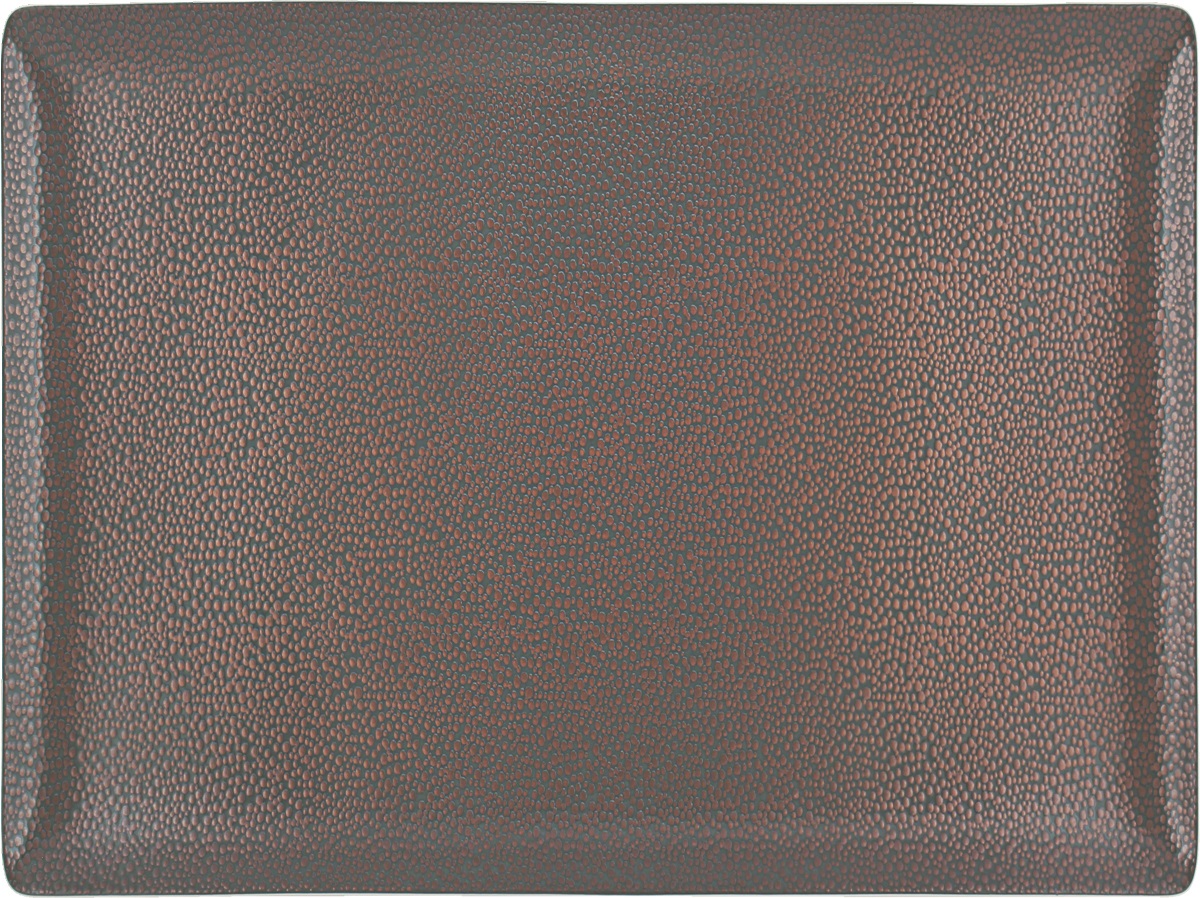 Platte rechteckig coup 27x20cm PURITY PEARLS METAL copper Platte rechteckig coup 27x20cm PURITY PEARLS METAL copper