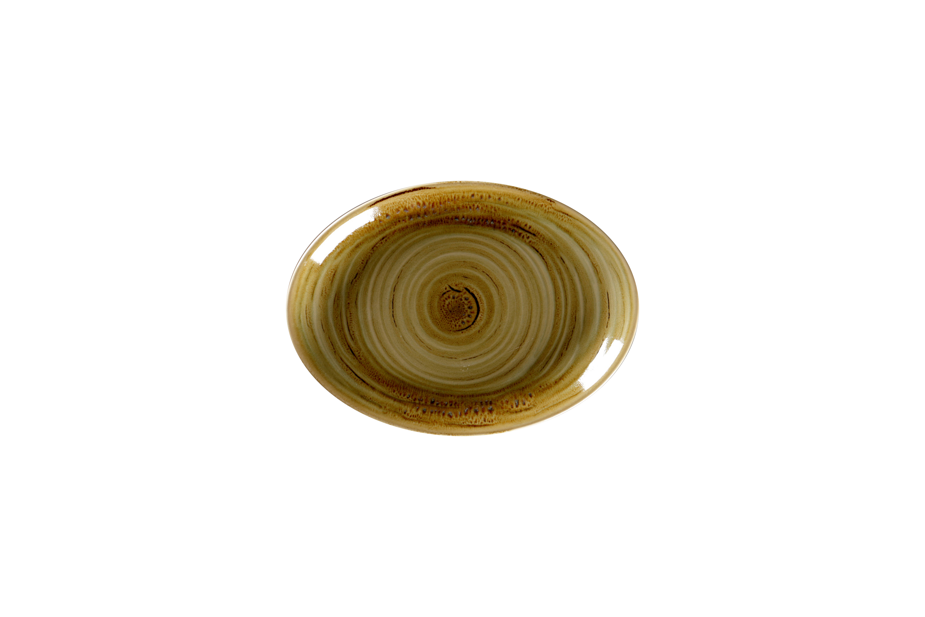 Platte oval 21x15cm RAKSTONE SPOT garnet beige
