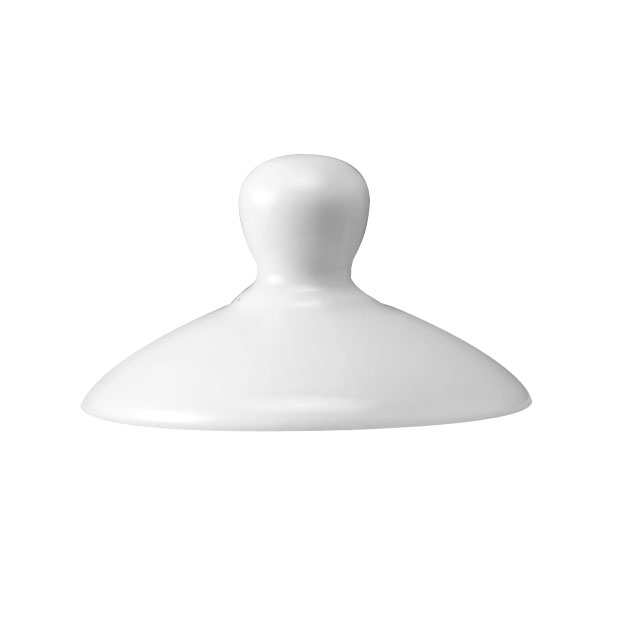 144695FKtX6aF6uVpRv Deckel zur Zuckerschale 9cm WHITE