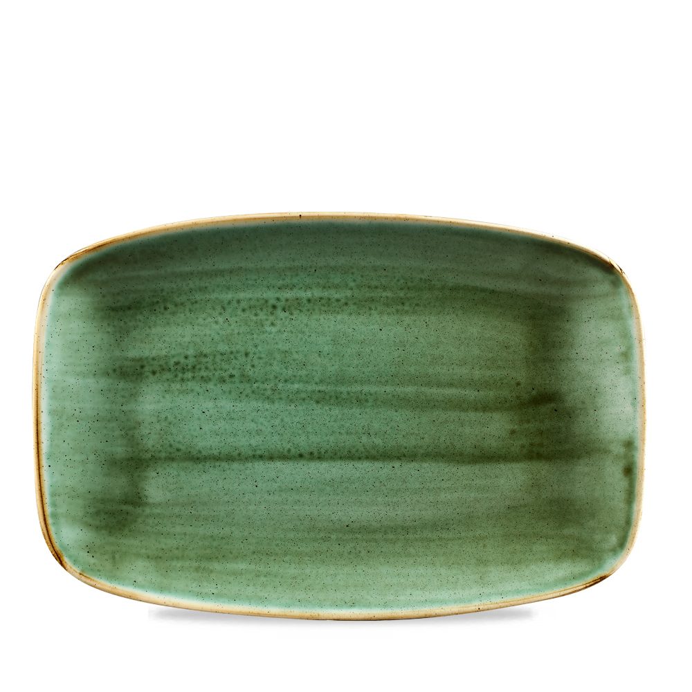 Platte 30x19,9cm No. 8 STONECAST samphire green