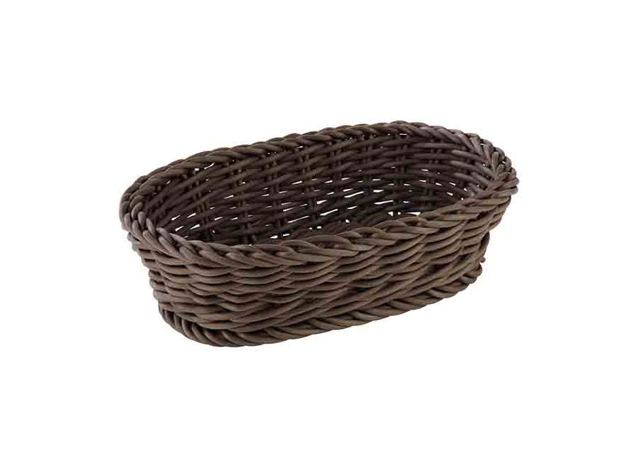 126649 Korb oval 19x12cm H:6cm PROFI LINE braun