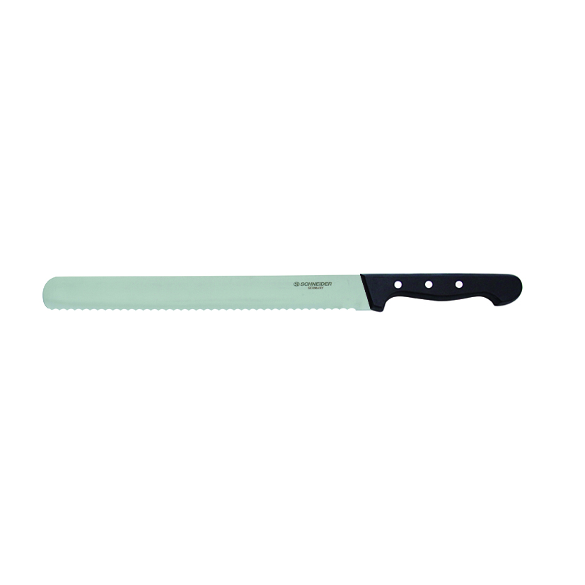 129251 Bäckermesser 31cm Welle schwarzer Griff mit Nieten