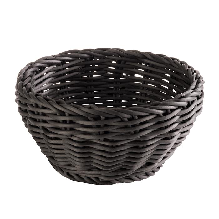 12073430z0jMunUwzu5 Korb rund D:16cm H:8cm PROFI LINE schwarz
