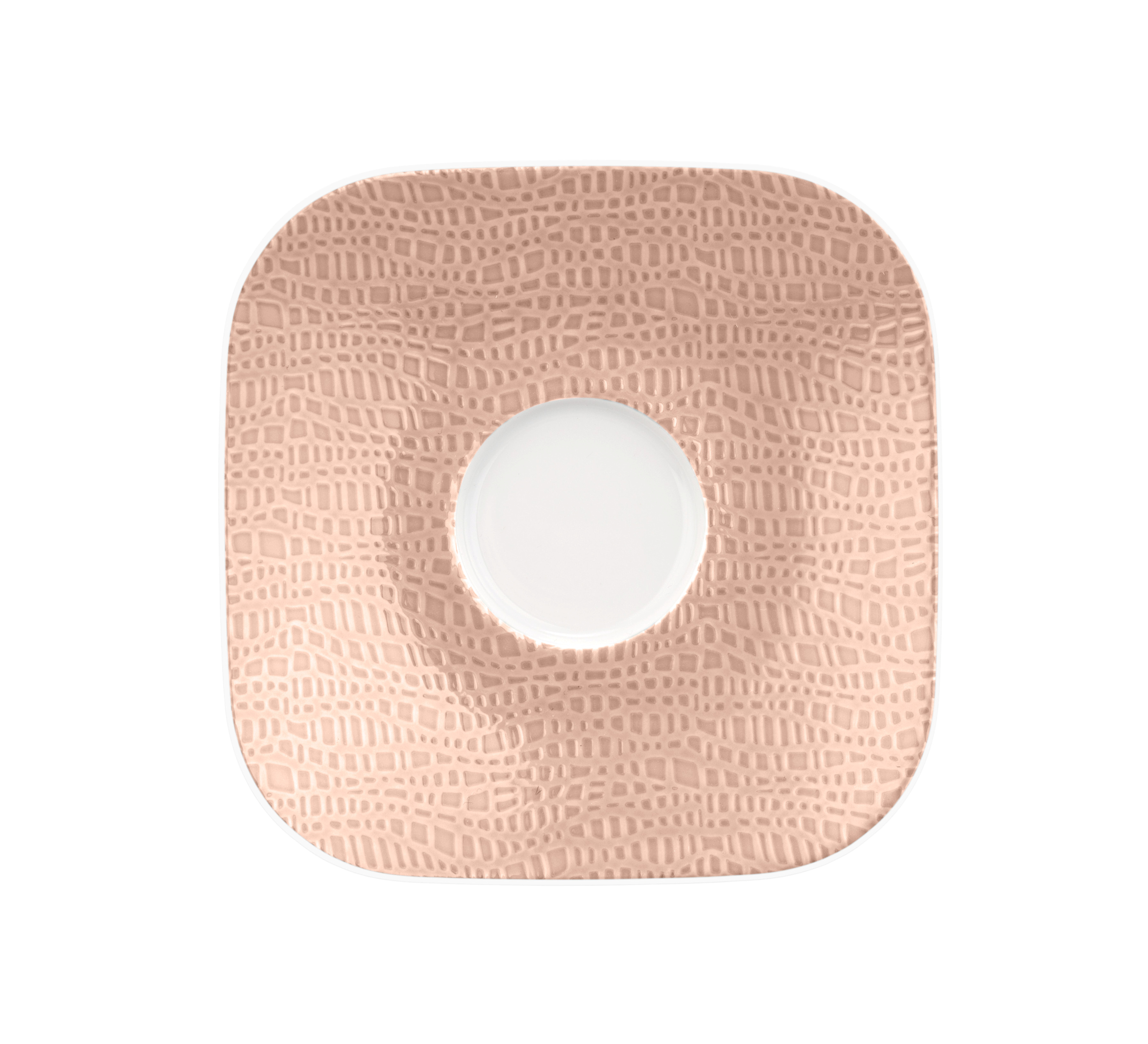 143756 Untertasse 13x13cm M5387 COUP FINE DINING FASHION altrosa