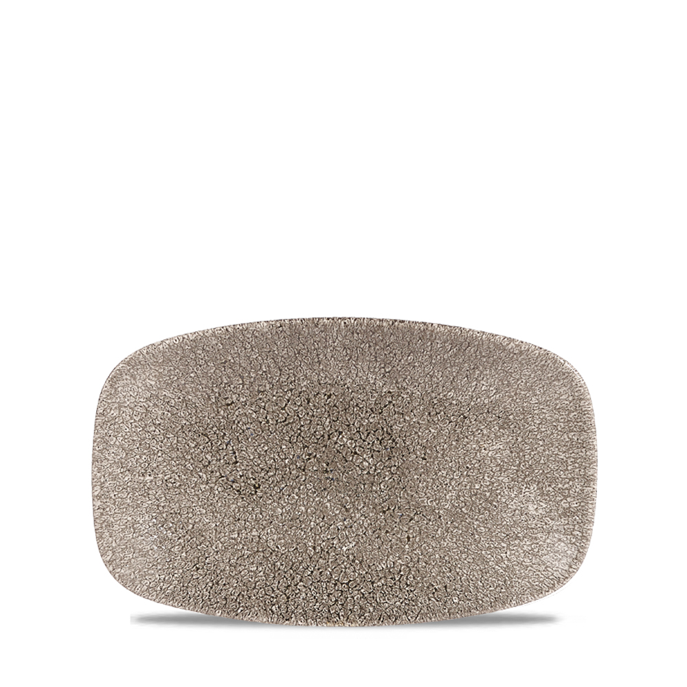 Platte Chefs eckig 20x12,1cm RAKU Quartz black