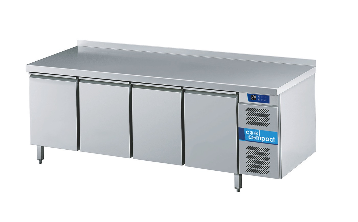 Umluft-Kühltisch GN 1/1 KTM741162 mit Tischplatte, allseits abgekantet