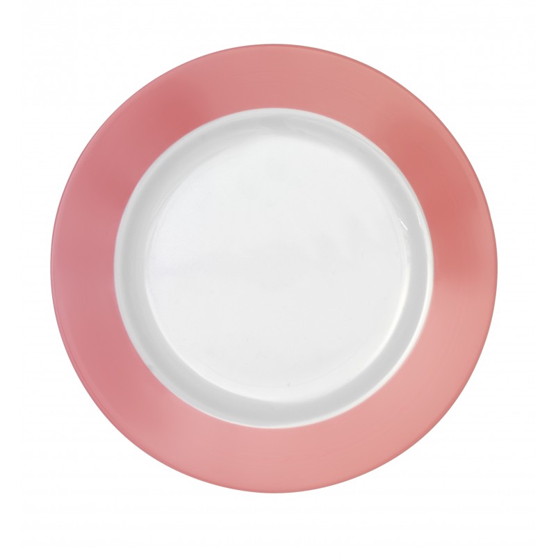 17351 Teller flach 27cm COLOUR rot