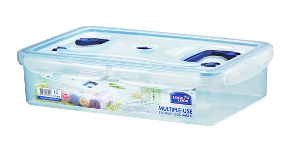 Frischhaltedose mit 2 Tragegriffen 10l LOCK&LOCK transparent