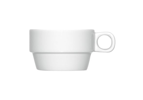 Kaffeetasse 0,18l stapelbar weiß B1100