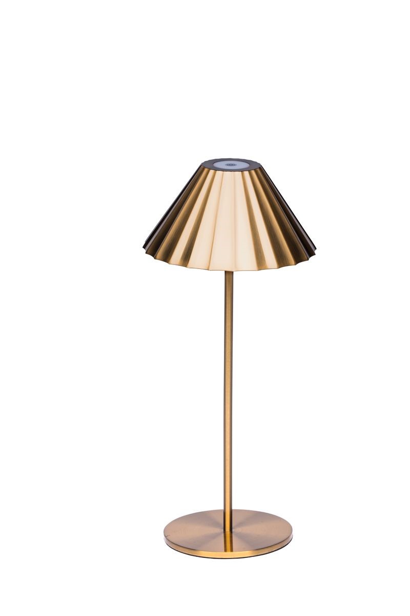 LED-Leuchte Ø14cm H33cm LONDON gold