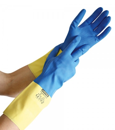 151652 1 Paar Chemieschutzhandschuhe DUALPRENE Größe L