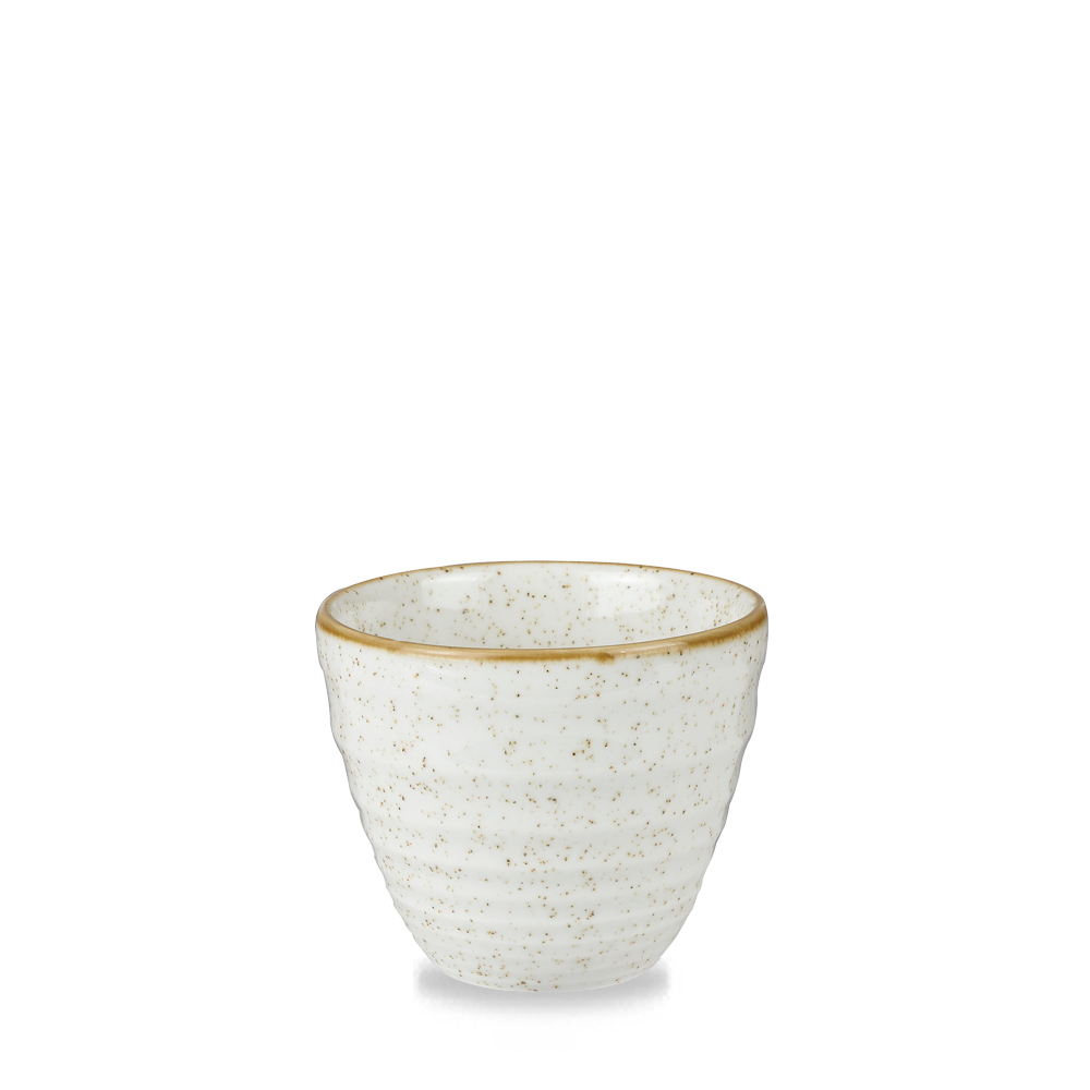 Schale geriffelt 0,28l STONECAST barley white