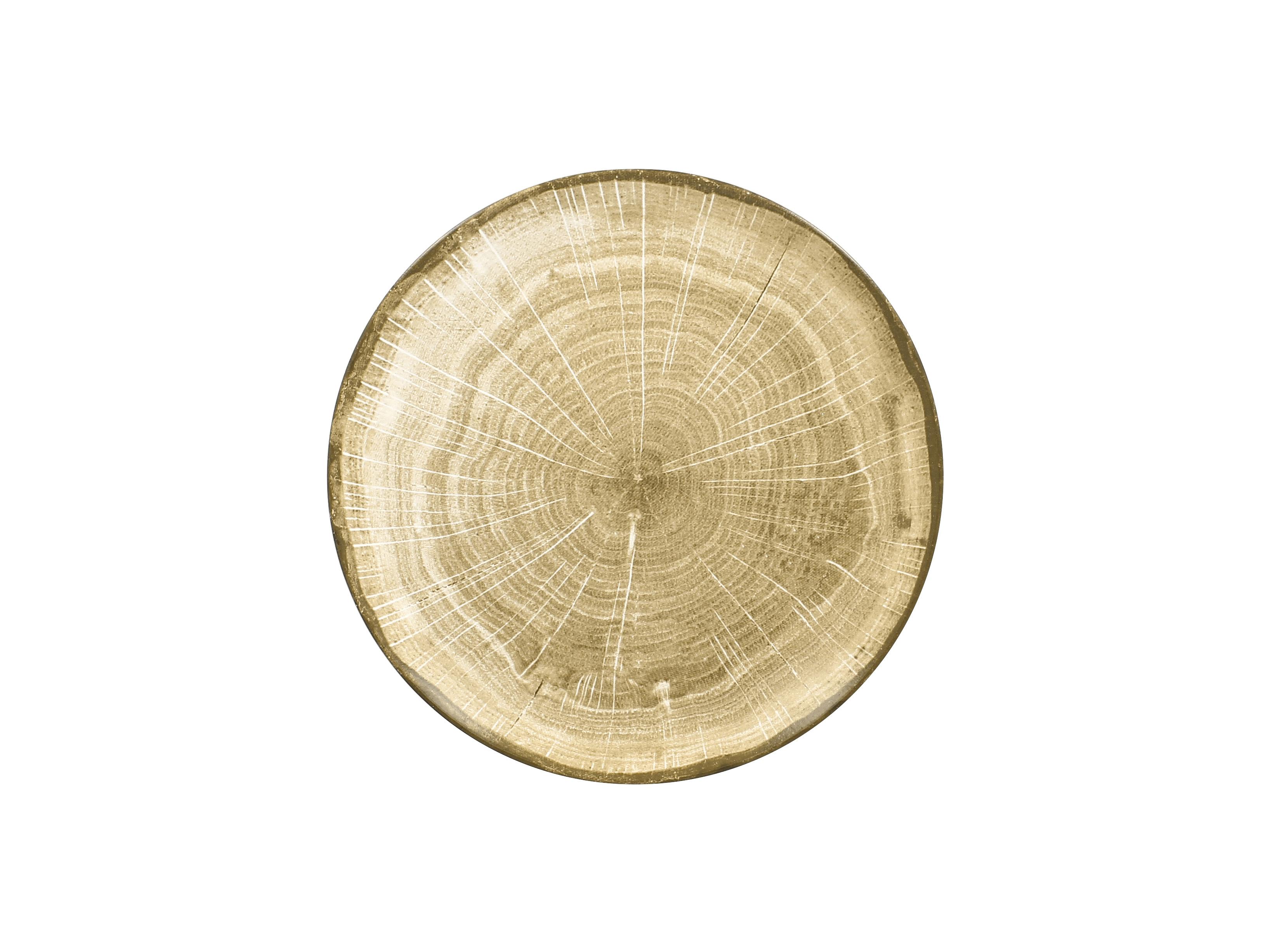 Teller coup 27cm FUSION WOODART moss-green