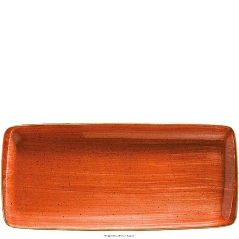 144291 Platte 34 x 16cm AURA TERRACOTTA MOOVE