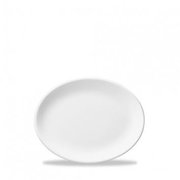 144688 Platte oval 20,3cm WHITE