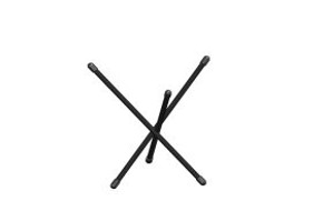 Buffetständer Stick Set L 23cm CARAFINE BLACK