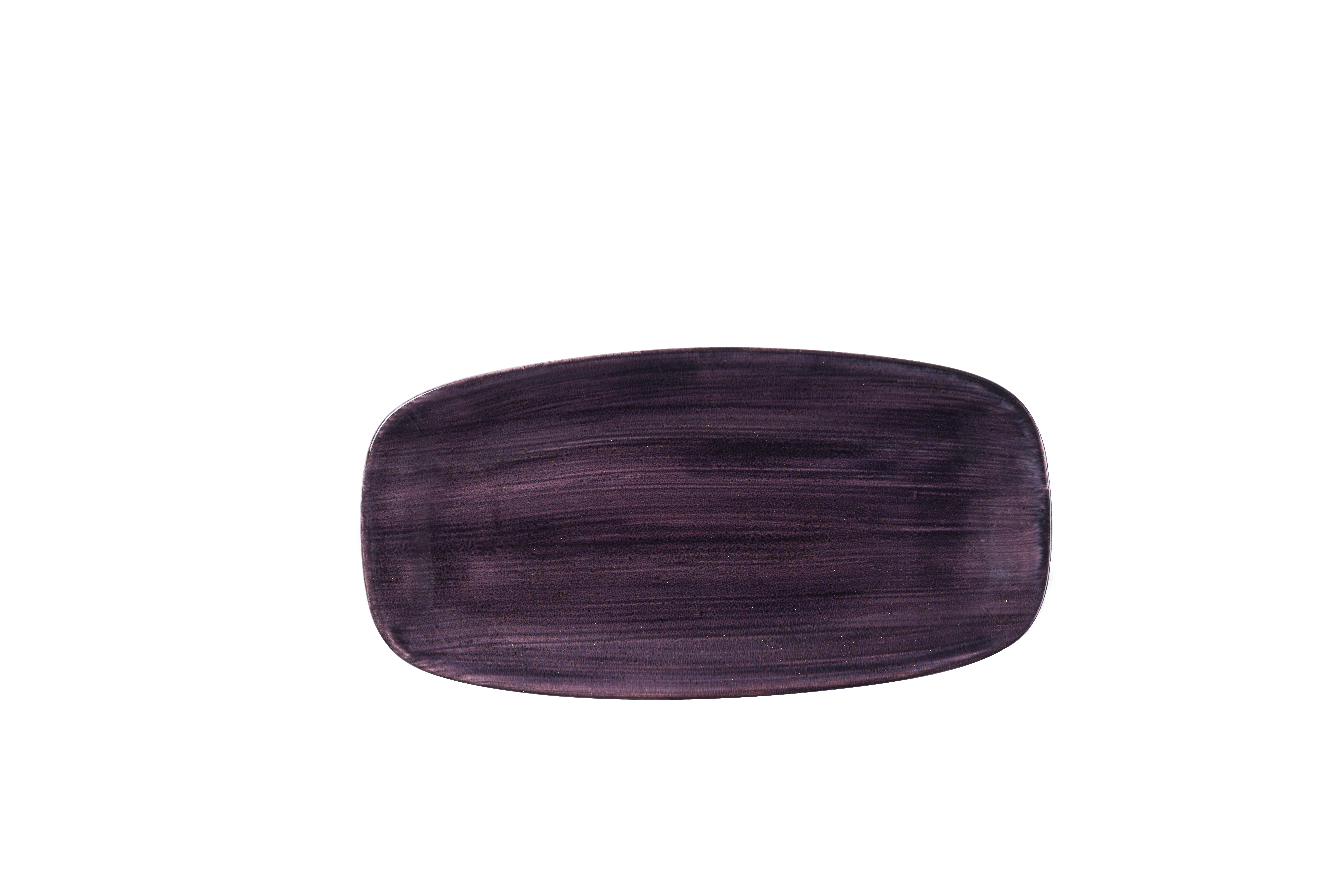 Platte eckig 35,5x18,9cm STONEC. PATINA deep purple