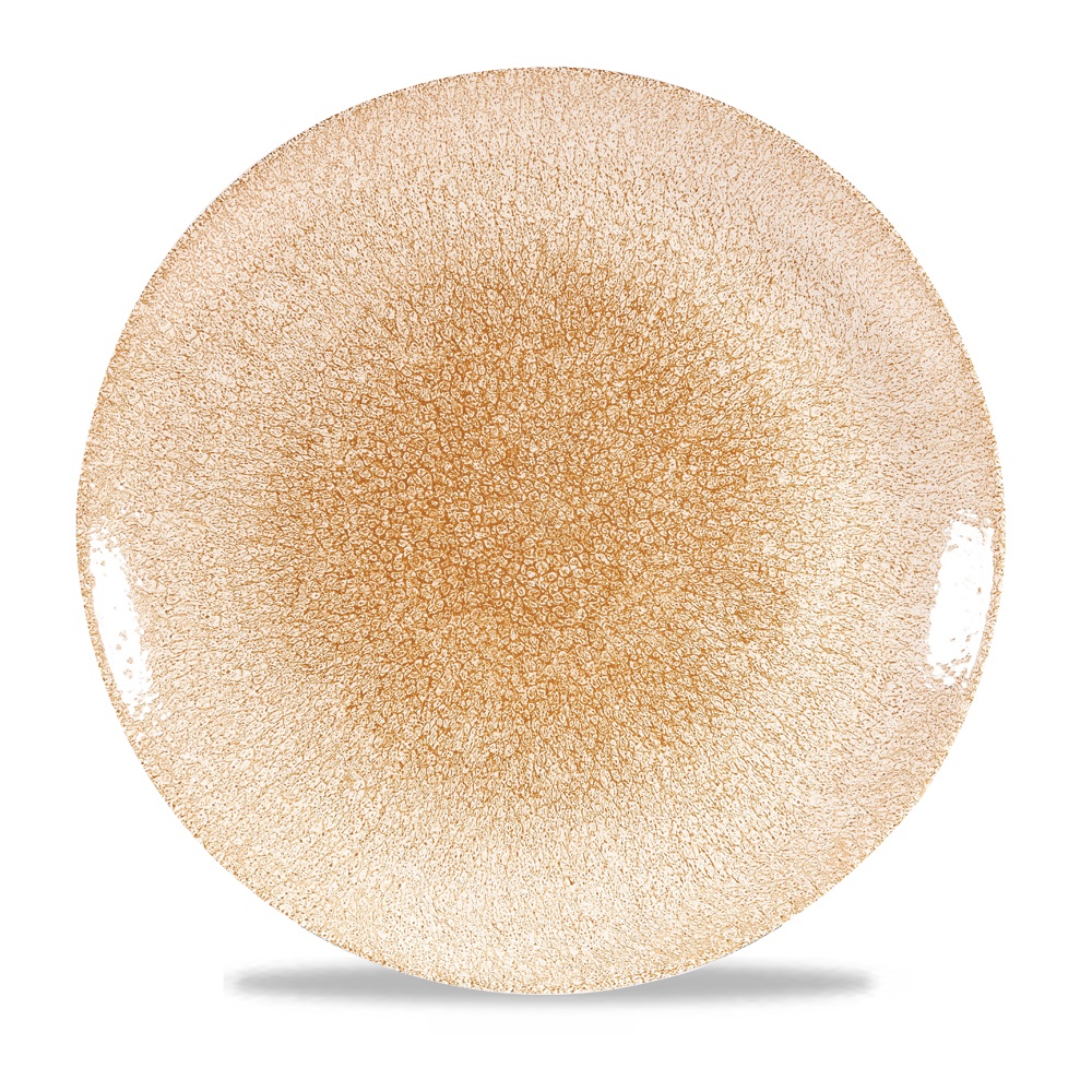 132829ZoFRzK3MwsoyU Teller flach coup 26cm RAKU garnet orange