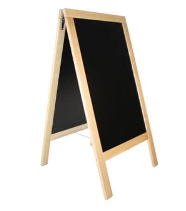 Doppeltafel Fläche: 71cm x 113cm H: 139cm natur