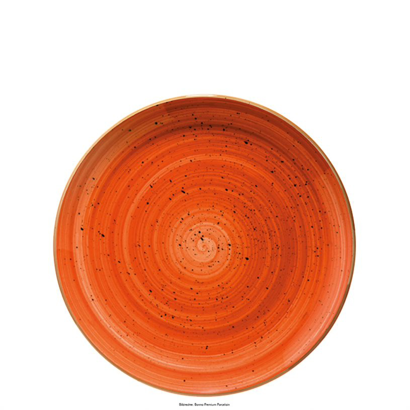 144280RKvFtoV4mVwzj Teller flach 17cm AURA TERRACOTTA GOURMET